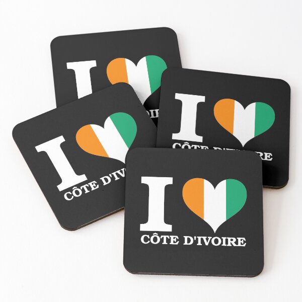 Item preview, I ❤ COTE D'IVOIRE designed and sold by NattyWear.