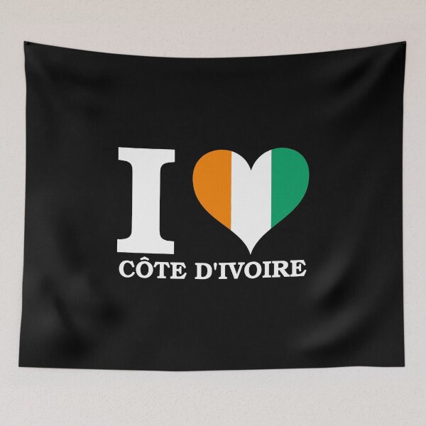 Item preview, I ❤ COTE D'IVOIRE designed and sold by NattyWear.