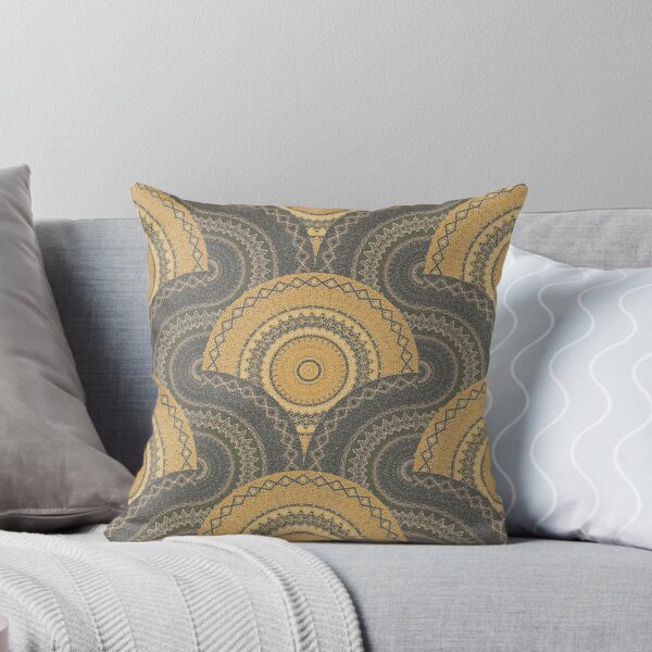 Item preview, Medallion - butter gray designed and sold by ormolu.
