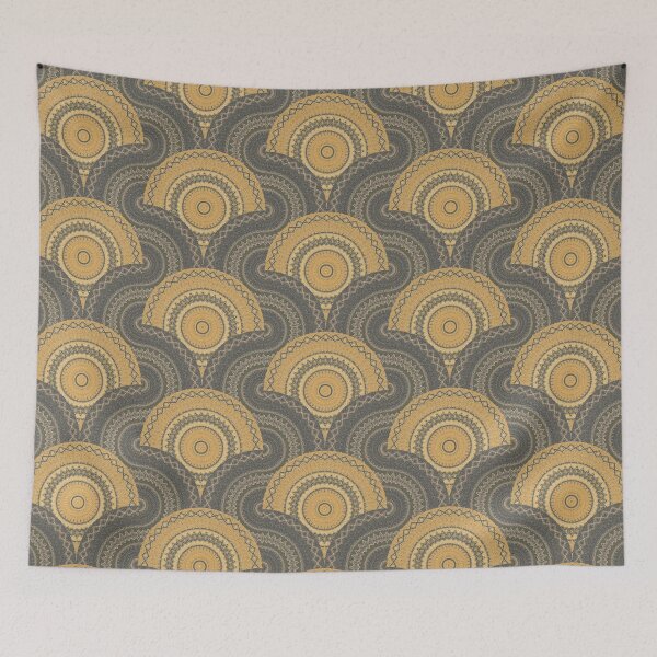Item preview, Medallion - butter gray designed and sold by ormolu.