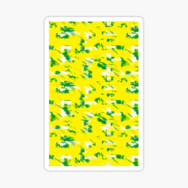 Norwich Retro kit design 1992-93 season Sticker
