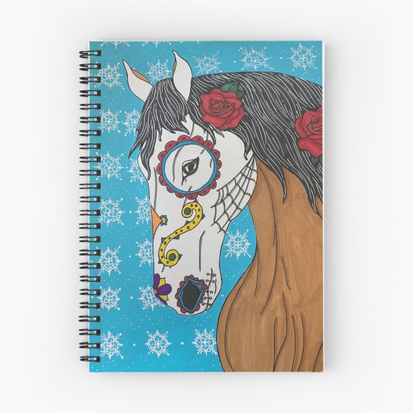 Item preview, Sugar Skull Horse With Roses designed and sold by dreamdrawer15.