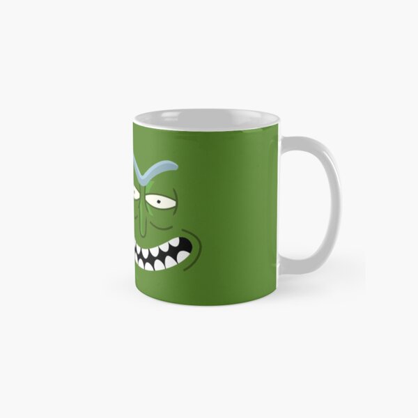 Rick and Morty - Pickle Rick Face Sticker Classic Mug