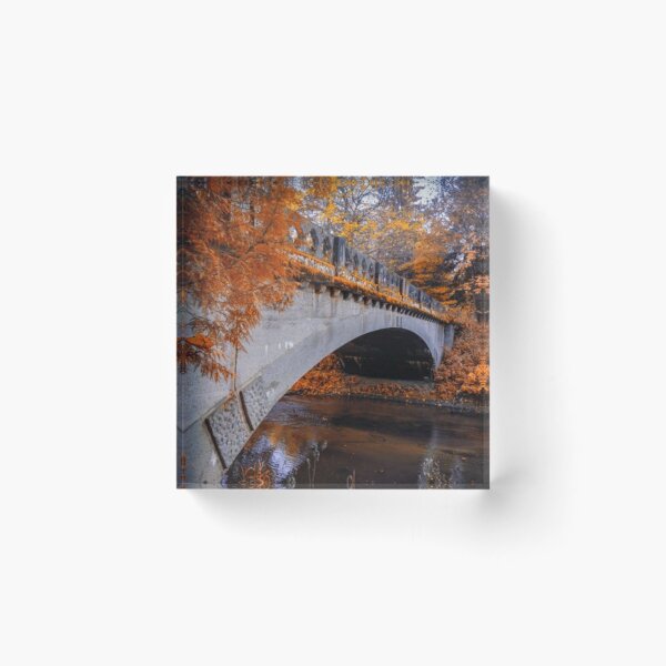 Item preview, Bridge with fall colored leaves designed and sold by Hvll1116.