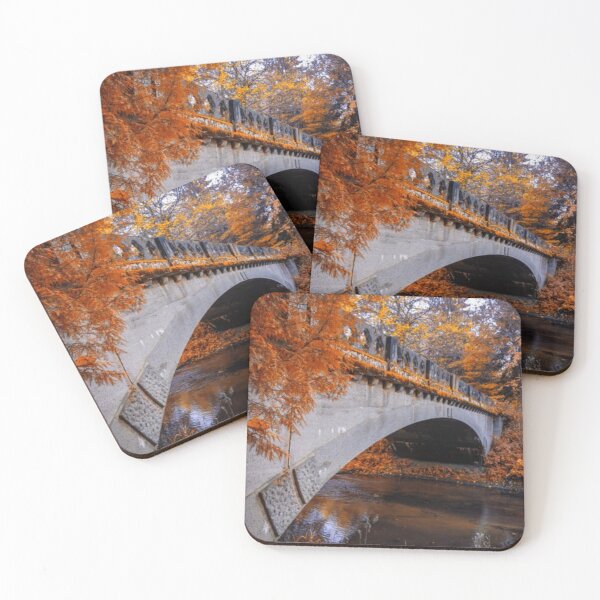 Item preview, Bridge with fall colored leaves designed and sold by Hvll1116.