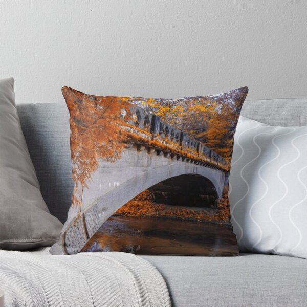 Item preview, Bridge with fall colored leaves designed and sold by Hvll1116.