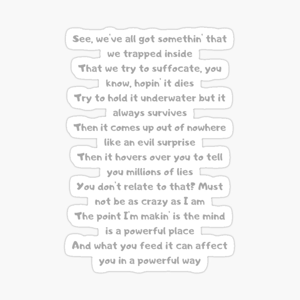 The Search lyrics - NF Magnet for Sale by iNaughtyTiger | Redbubble