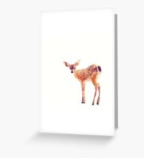 Fawn Grußkarte