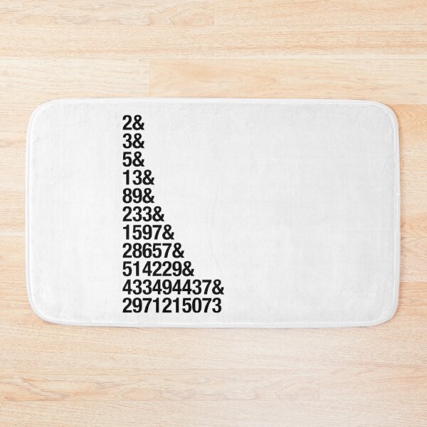 Item preview, fibonacci prime numbers list designed and sold by azule1.