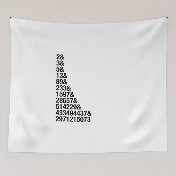 Item preview, fibonacci prime numbers list designed and sold by azule1.
