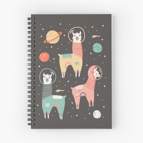 Item preview, Astronaut Llamas in Space designed and sold by latheandquill.