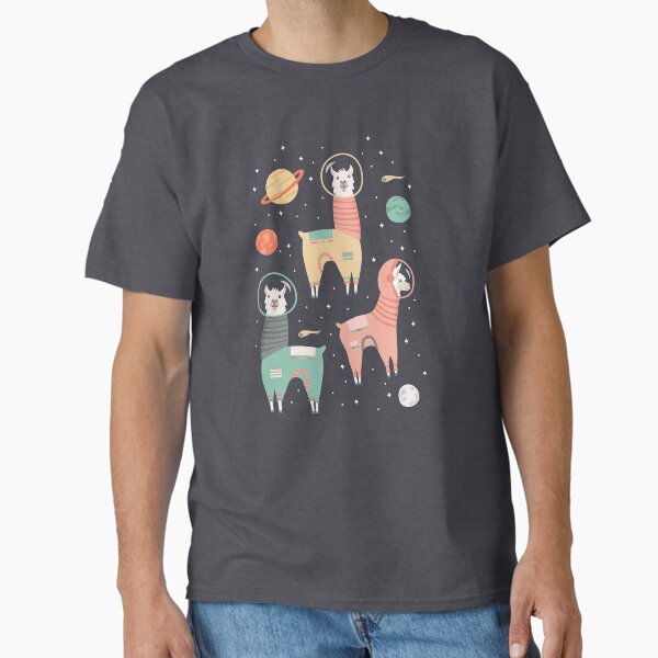 Item preview, Astronaut Llamas in Space designed and sold by latheandquill.