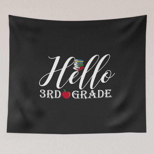 Item preview, Hello 3rd Grade Back to School for boys girls first day of designed and sold by hadleydesigns.