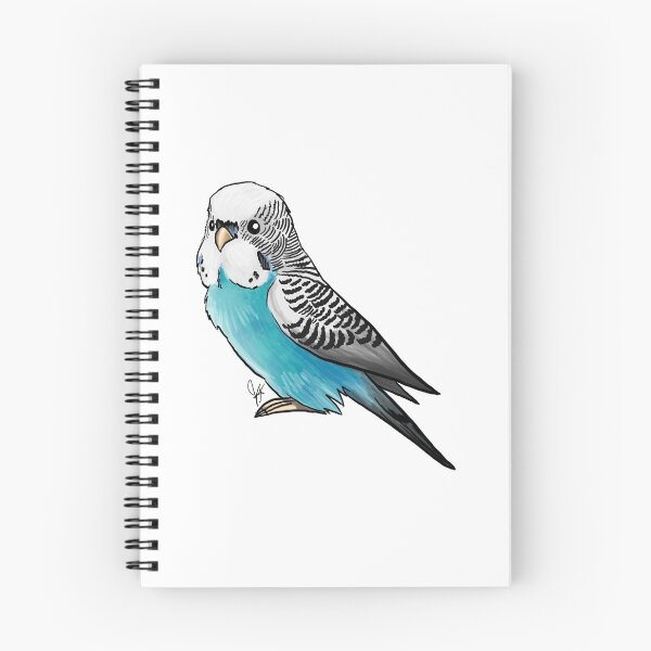 Item preview, Blue Budgie Parakeet designed and sold by Jennifer Stolzer.