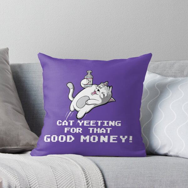Item preview, Gato yeeting por ese buen dinero designed and sold by swiftyspade.