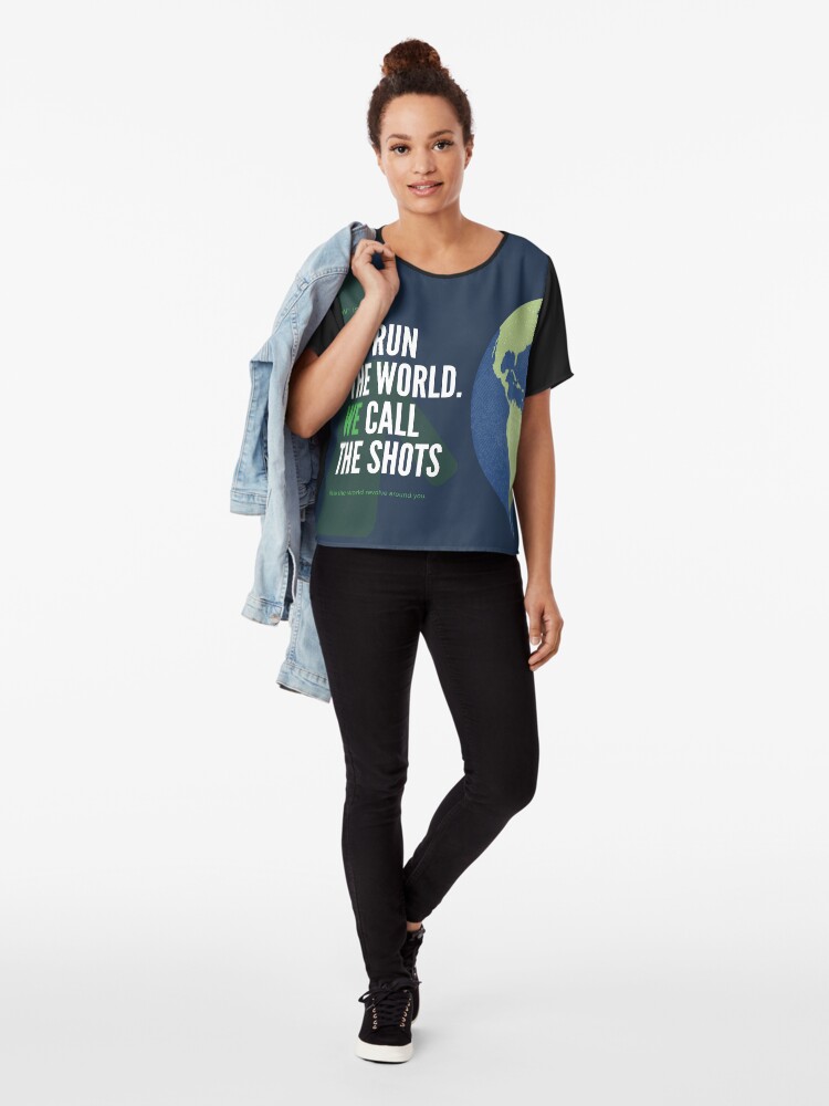 Alternate view of W is for... Chiffon Top