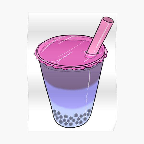 Omnisexual Pride Bubble Milk Tea Poster By Jnnardacci Redbubble