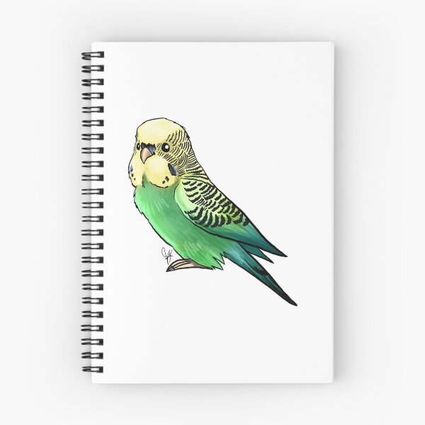Item preview, Green and Yellow Budgie Parakeet designed and sold by Jennifer Stolzer.