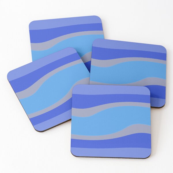 Item preview, Wave Classic Gray Blue Navy designed and sold by PageDesigns.