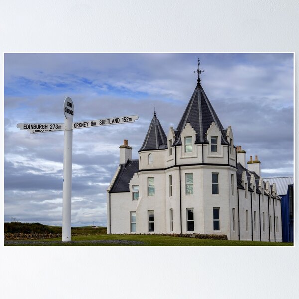 Item preview, John O'Groats Sign  designed and sold by Jeremy Lavender Photography.