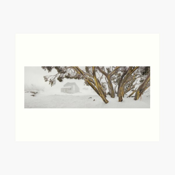 Blowhard Hut, Mt Hotham, Victoria, Australia Art Print