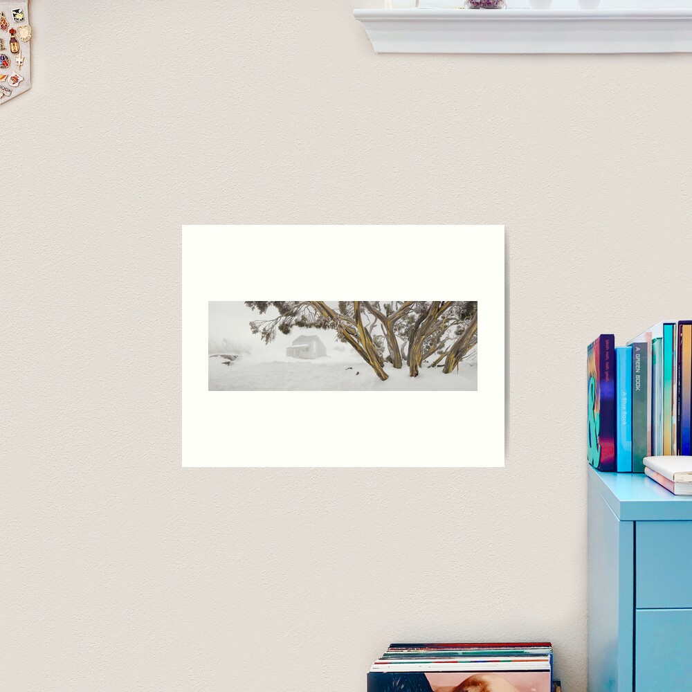 Blowhard Hut, Mt Hotham, Victoria, Australia Art Print
