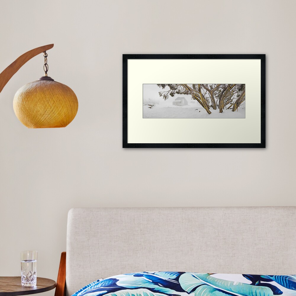 Blowhard Hut, Mt Hotham, Victoria, Australia Framed Art Print