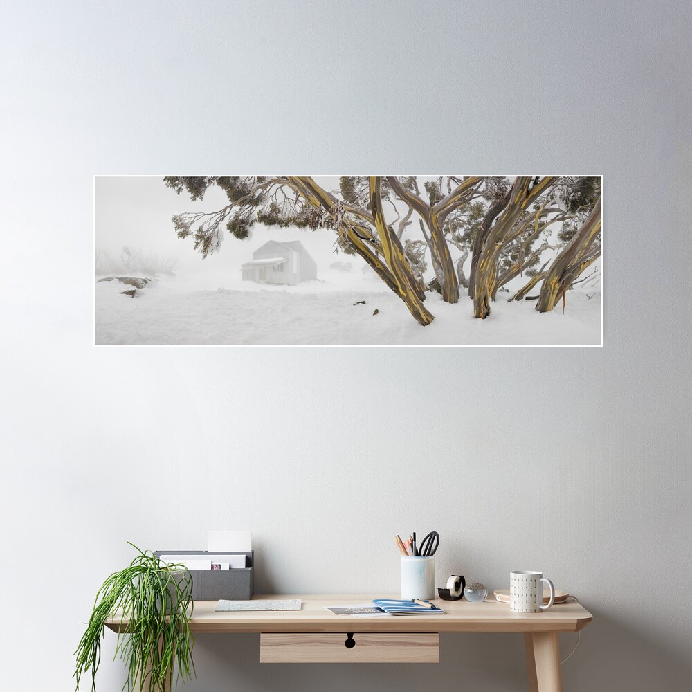 Blowhard Hut, Mt Hotham, Victoria, Australia Poster