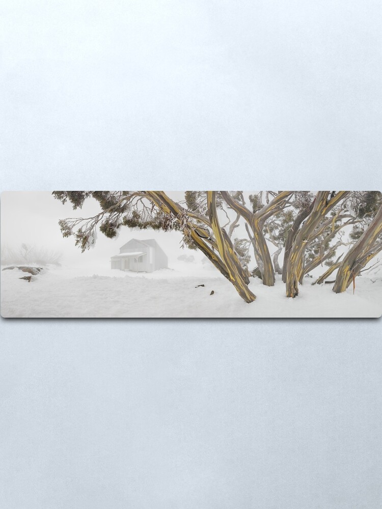 Alternate view of Blowhard Hut, Mt Hotham, Victoria, Australia Metal Print