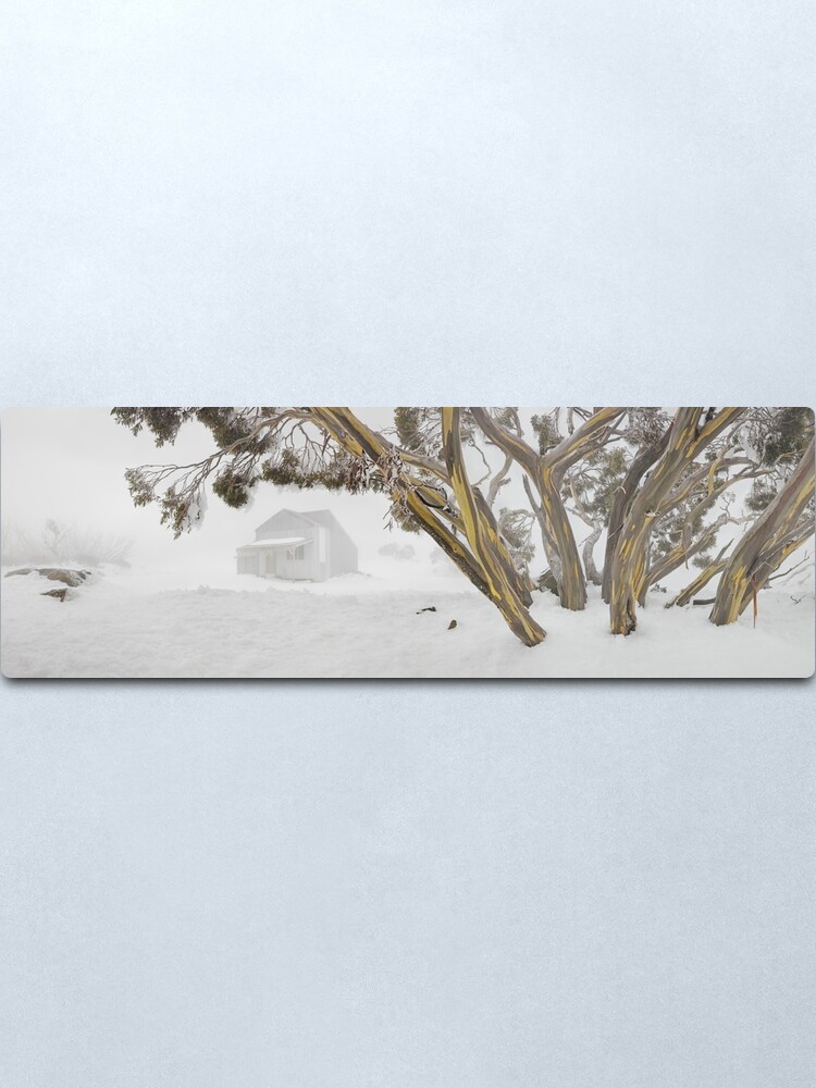 Alternate view of Blowhard Hut, Mt Hotham, Victoria, Australia Metal Print