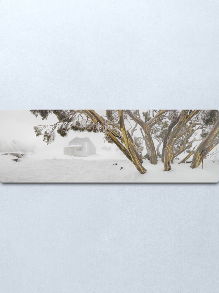 Alternate view of Blowhard Hut, Mt Hotham, Victoria, Australia Metal Print