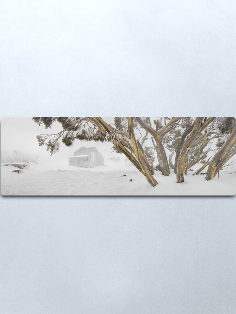 Alternate view of Blowhard Hut, Mt Hotham, Victoria, Australia Metal Print