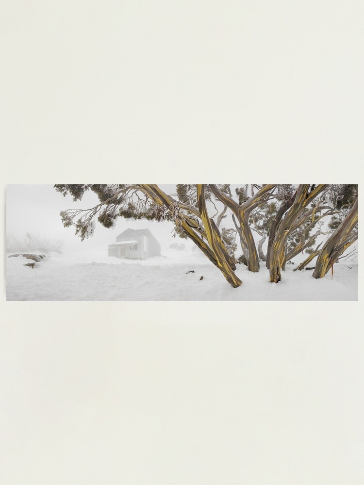 Alternate view of Blowhard Hut, Mt Hotham, Victoria, Australia Photographic Print