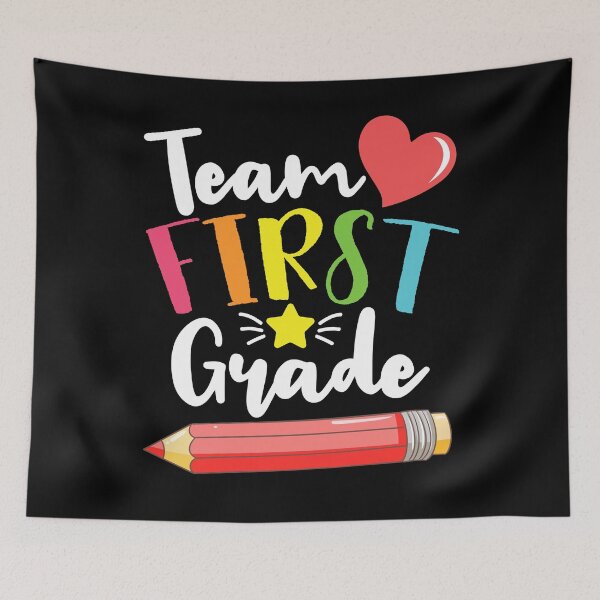 Item preview, Team First Grade Cute Back To School or First Day Of School Gift For First-Grade Teachers and Students  designed and sold by zenpatterns.