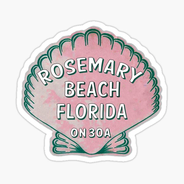 Aperçu de l'œuvre Rosemary Beach Florida 30A Coquille Vintage 30 A créée et vendue par Travel Time.
