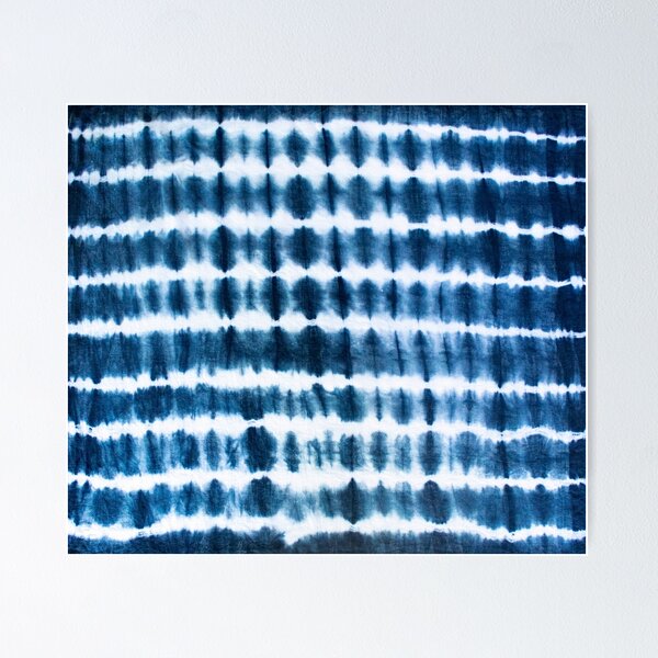 Item preview, Shibori Indigo Stipes designed and sold by MojaveLove.