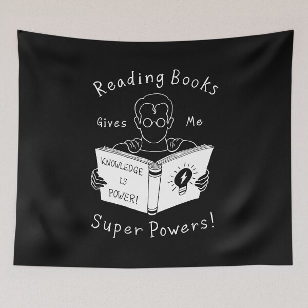 Item preview, Books Give Me Super Powers! designed and sold by vincenttrinidad.