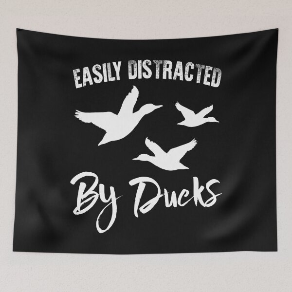 Item preview, Easily Distracted By Ducks Funny Water Ducklings designed and sold by Bendthetrend.