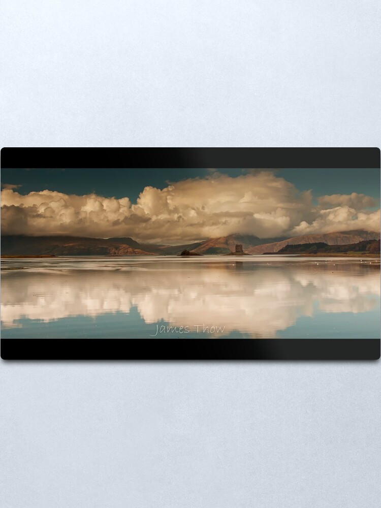 Alternate view of Castle Reflections Metal Print