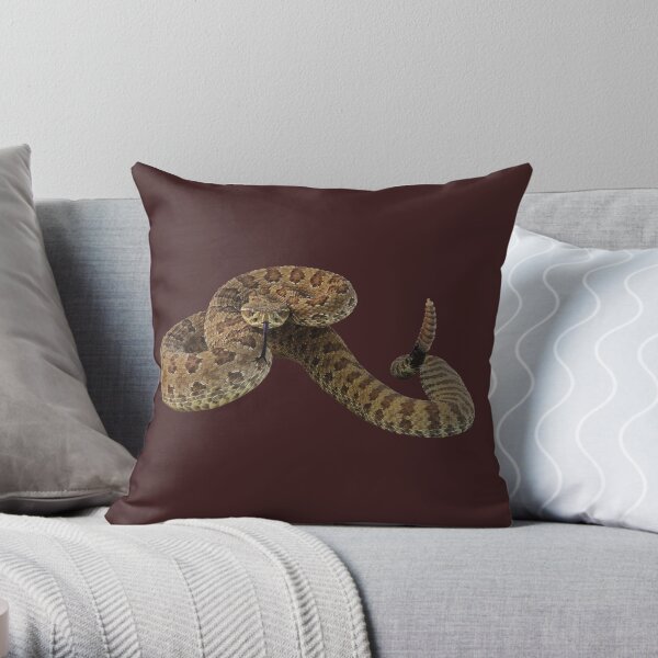 Rattler Throw Pillow