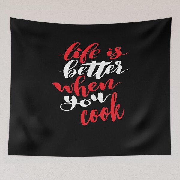 Item preview, Life is Better When You Cook. I Love Cooking. Foodie. designed and sold by ProjectX23.