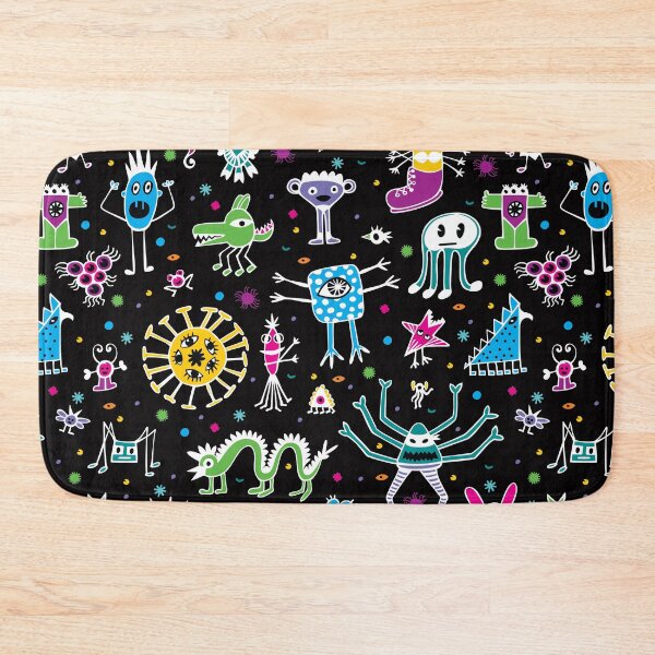 Item preview, Neon Kindergarten Kreeper Monsters designed and sold by Pink Pineapple Works.