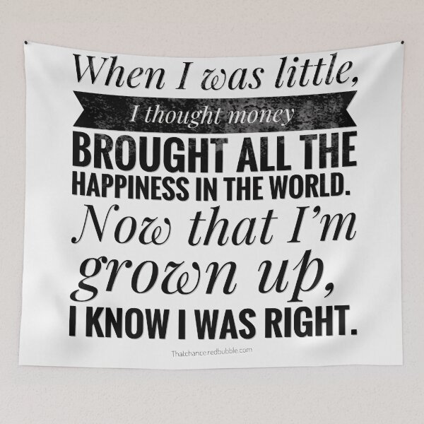 Item preview, Money does buy happiness designed and sold by Trendature Online .