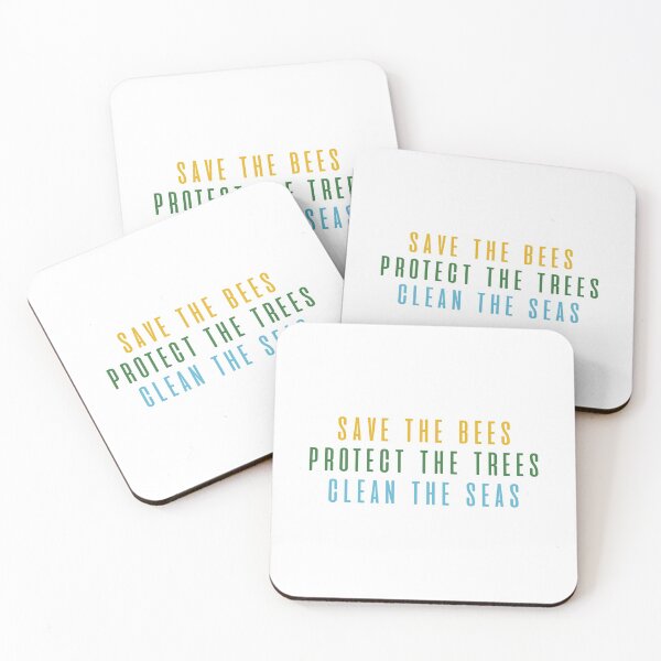 Item preview, save the bees protect the trees clean the seas designed and sold by mynameisliana.