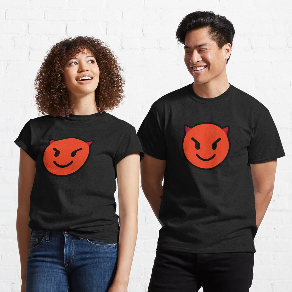Discover Devil Emoji Classic T-Shirt