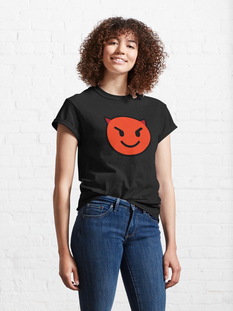Discover Devil Emoji Classic T-Shirt