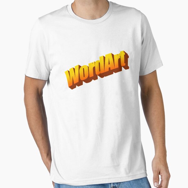 3D Word Art Essential T-Shirt