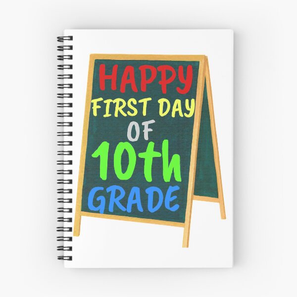 Item preview, Happy first day of tenth grade, 10th Grade Design Welcome back to School designed and sold by marosharaf.