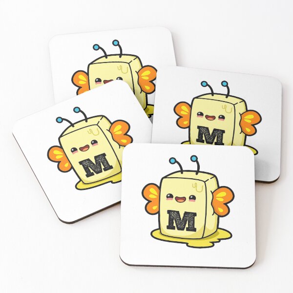 Item preview, Alphabet Letter M Cute Butterfly     designed and sold by kidsmonogram.