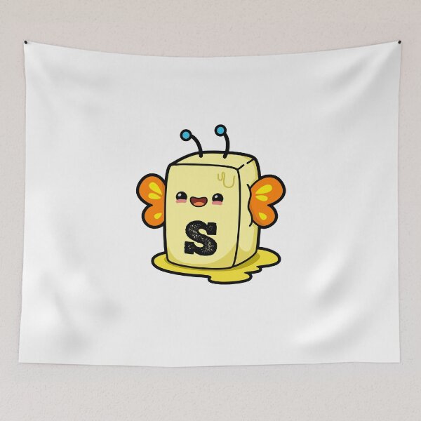 Item preview, Alphabet Letter S Cute Butterfly     designed and sold by kidsmonogram.